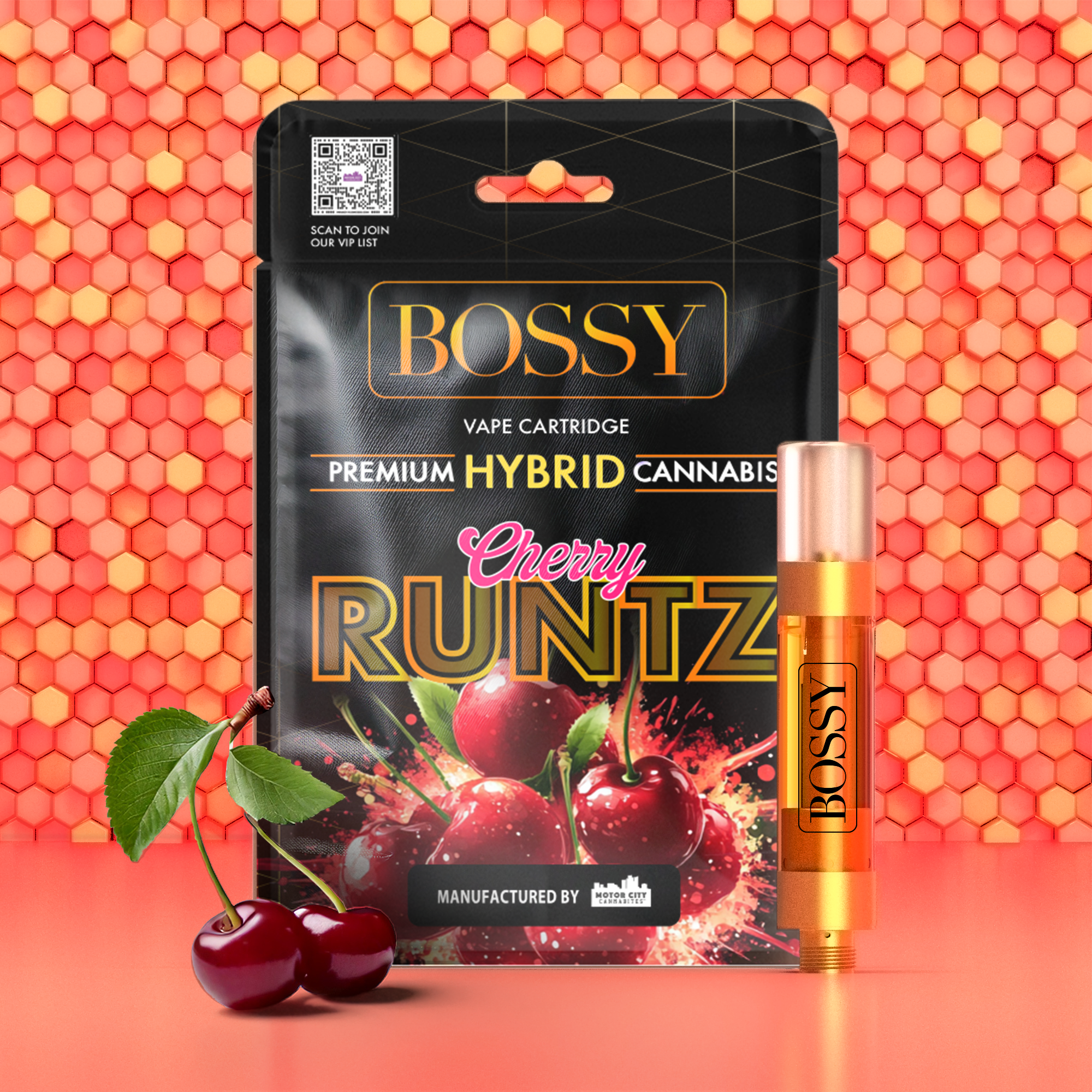 Bossy | 1g Vape Cart | Cherry Runtz