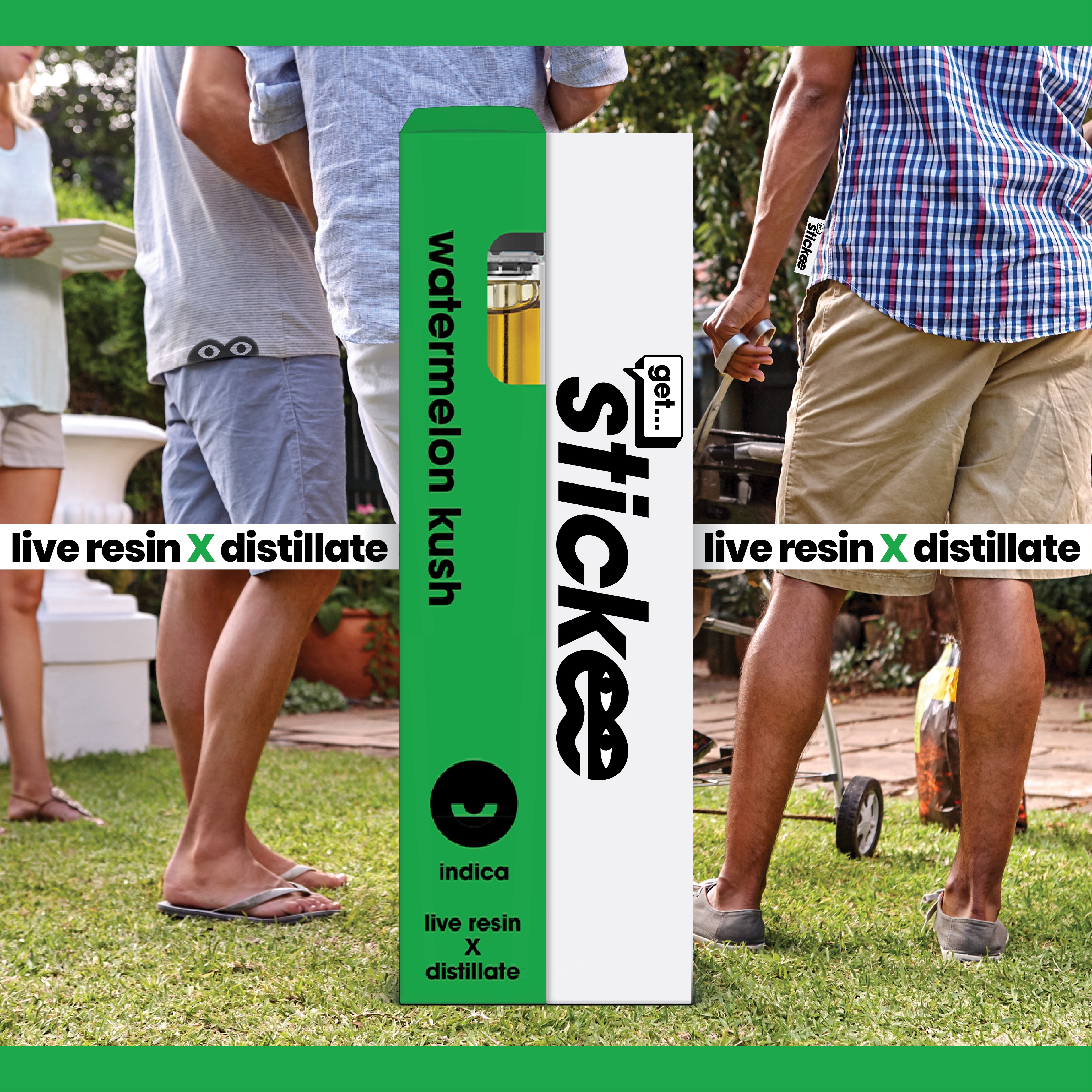 STICKEE | Watermelon Kush | 1G | Live Resin Disposable