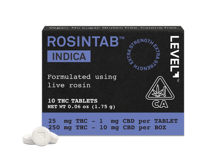 Level Indica Rosintab (10 X 25mg)