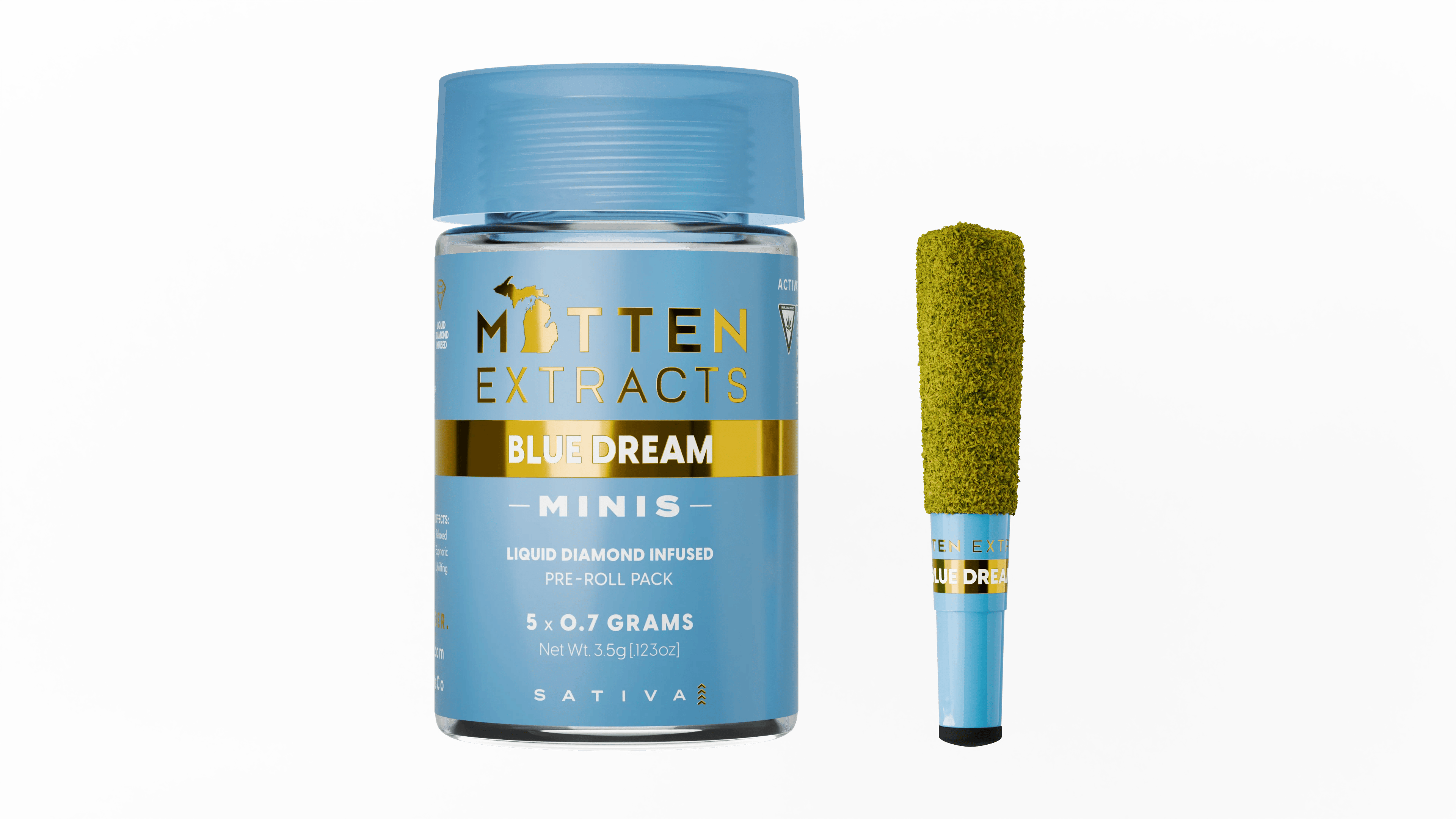 Mitten Extracts Infused Multipack (5x.7g) - Blue Dream
