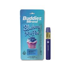 BUDDIES | FLAVORED DISTILLATE | ALL-IN-ONE DEVICE |  BLUEBERRY MUFFIN