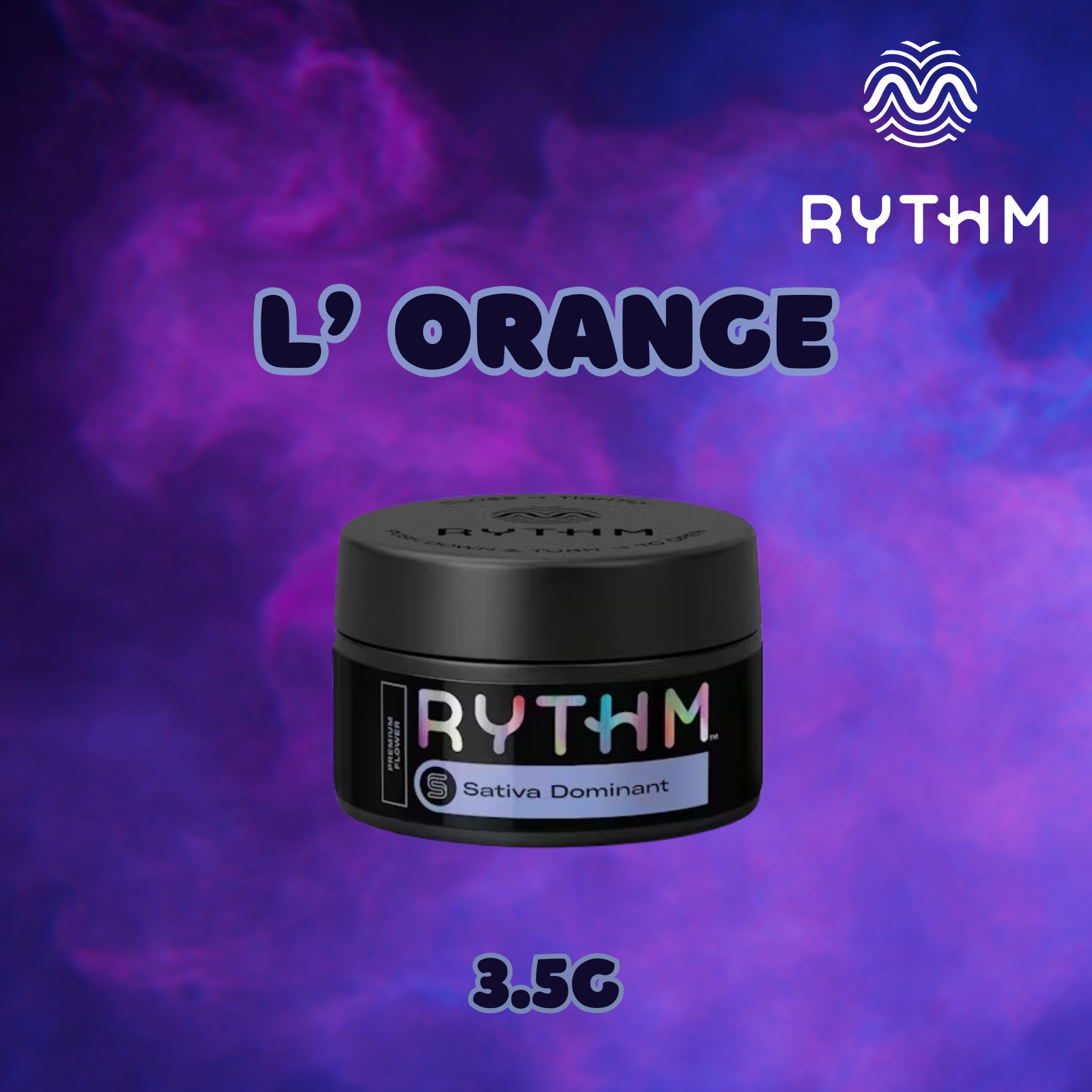 Rythm Premium Flower | L'Orange | 3.5g (Sativa)