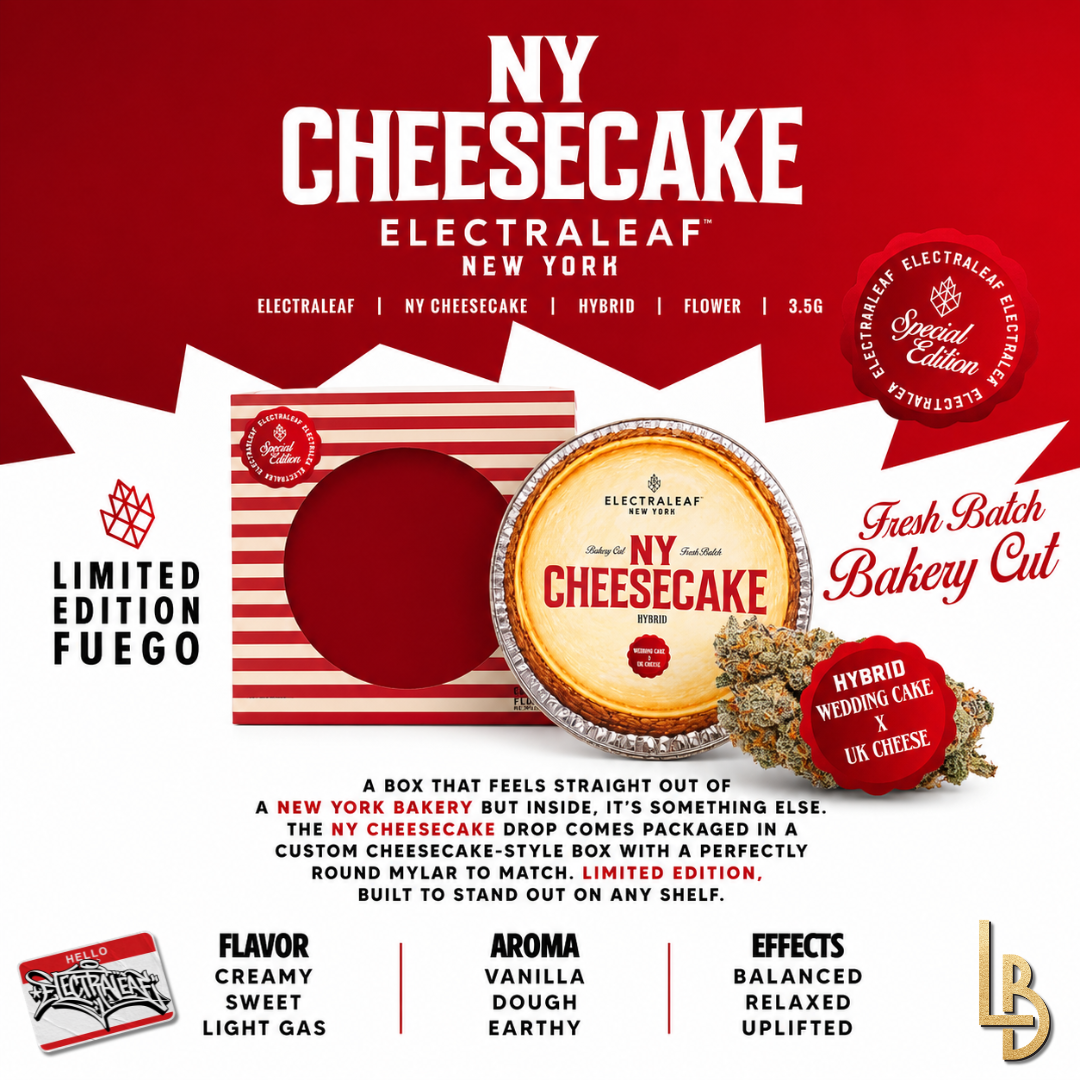Electraleaf | NY Cheesecake | Hybrid | LTD ED | Flower | 3.5g
