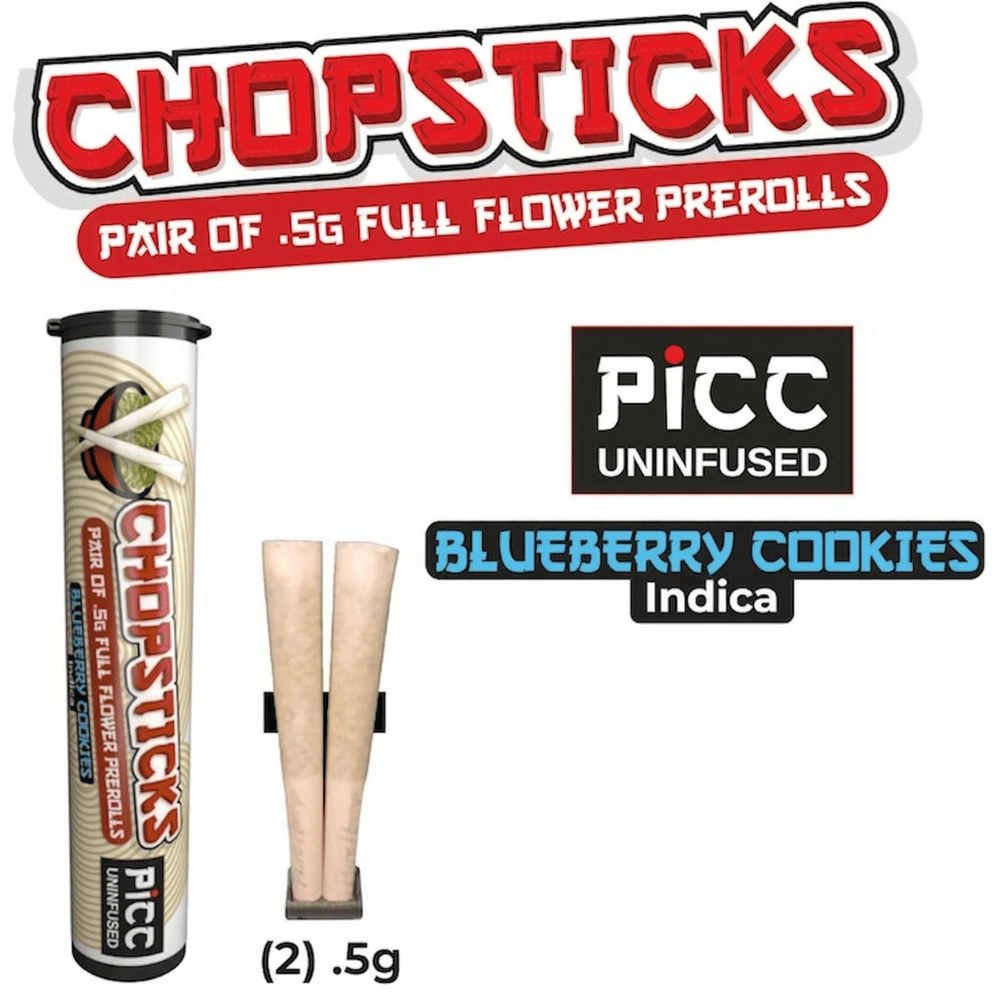 CHOPSTICKS - BLUEBERRY COOKIES - .5G PREROLL - 2PK