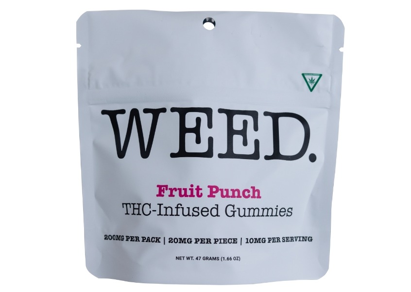 Weed. - Gummies - 200mg - Fruit Punch