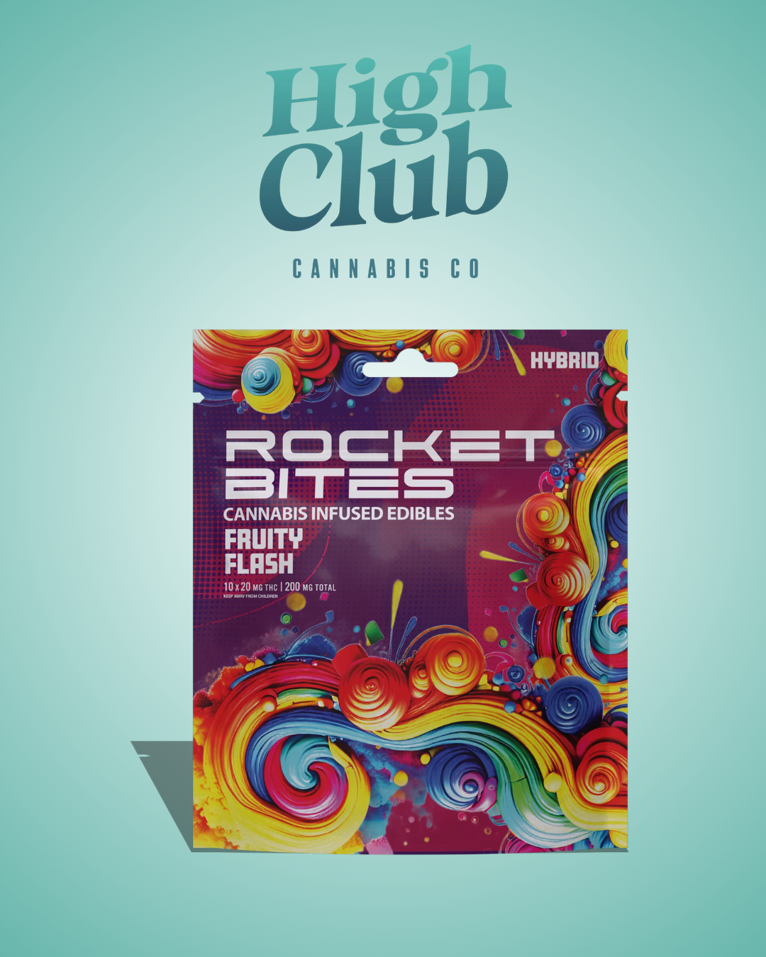 Bites | Fruity Flash | 200mg Gummies