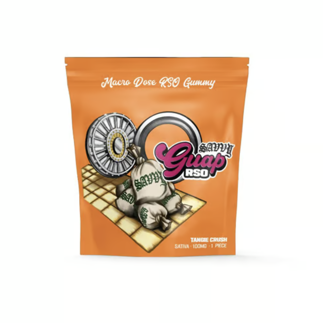Guap Gummy RSO Tangie Crush - 100mg