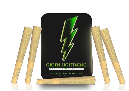 Green Lightning Pre-Roll 5pk/ - Ice Cream Cake