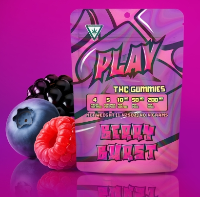 Berry Burst | 200mg Gummies 4pk | 4x50mg
