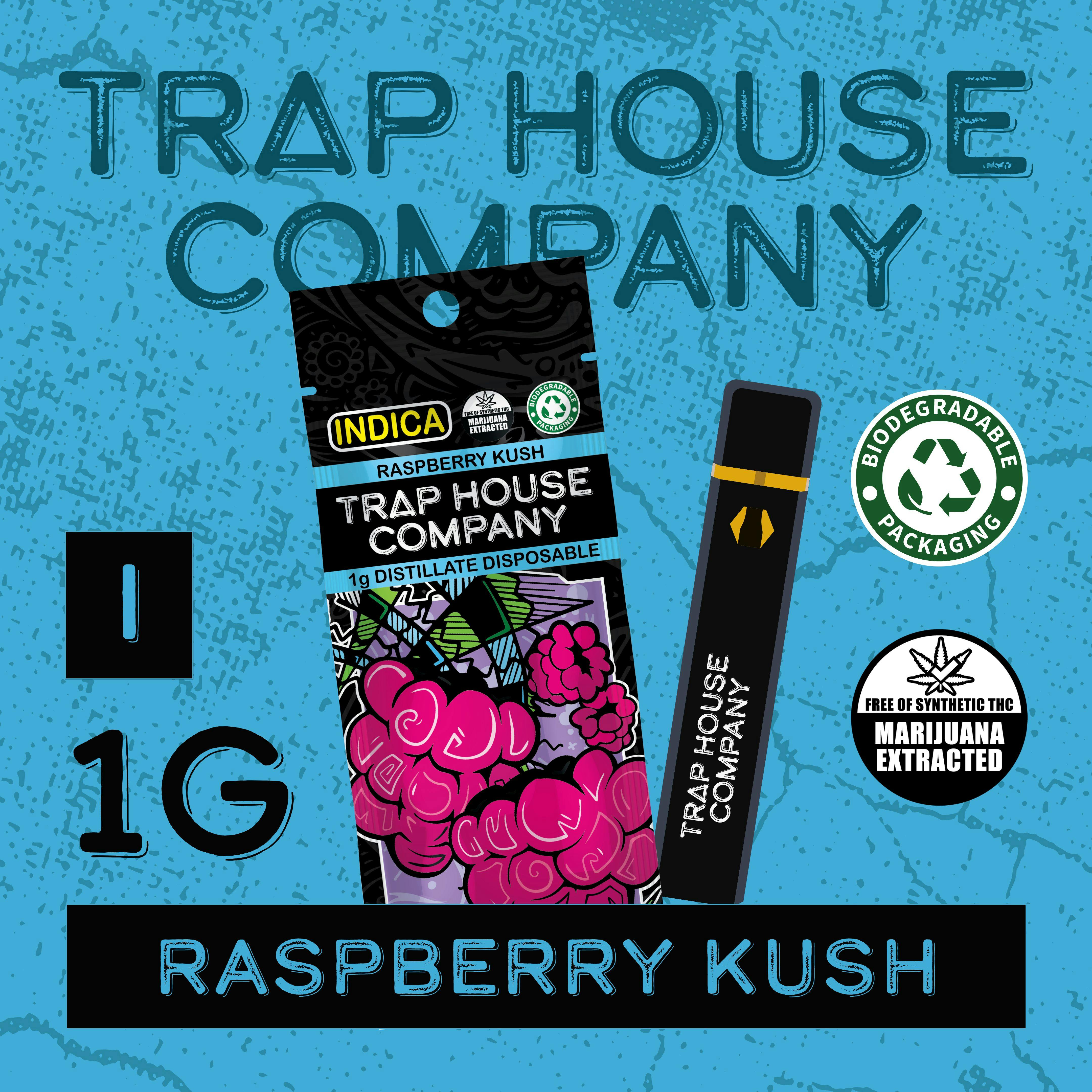 Trap House Disposable Raspberry Kush