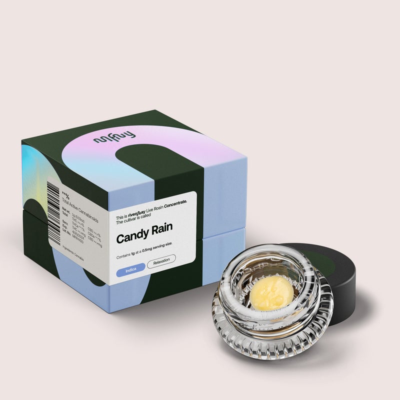 Candy Rain | Riverway Live Rosin Badder | 1g