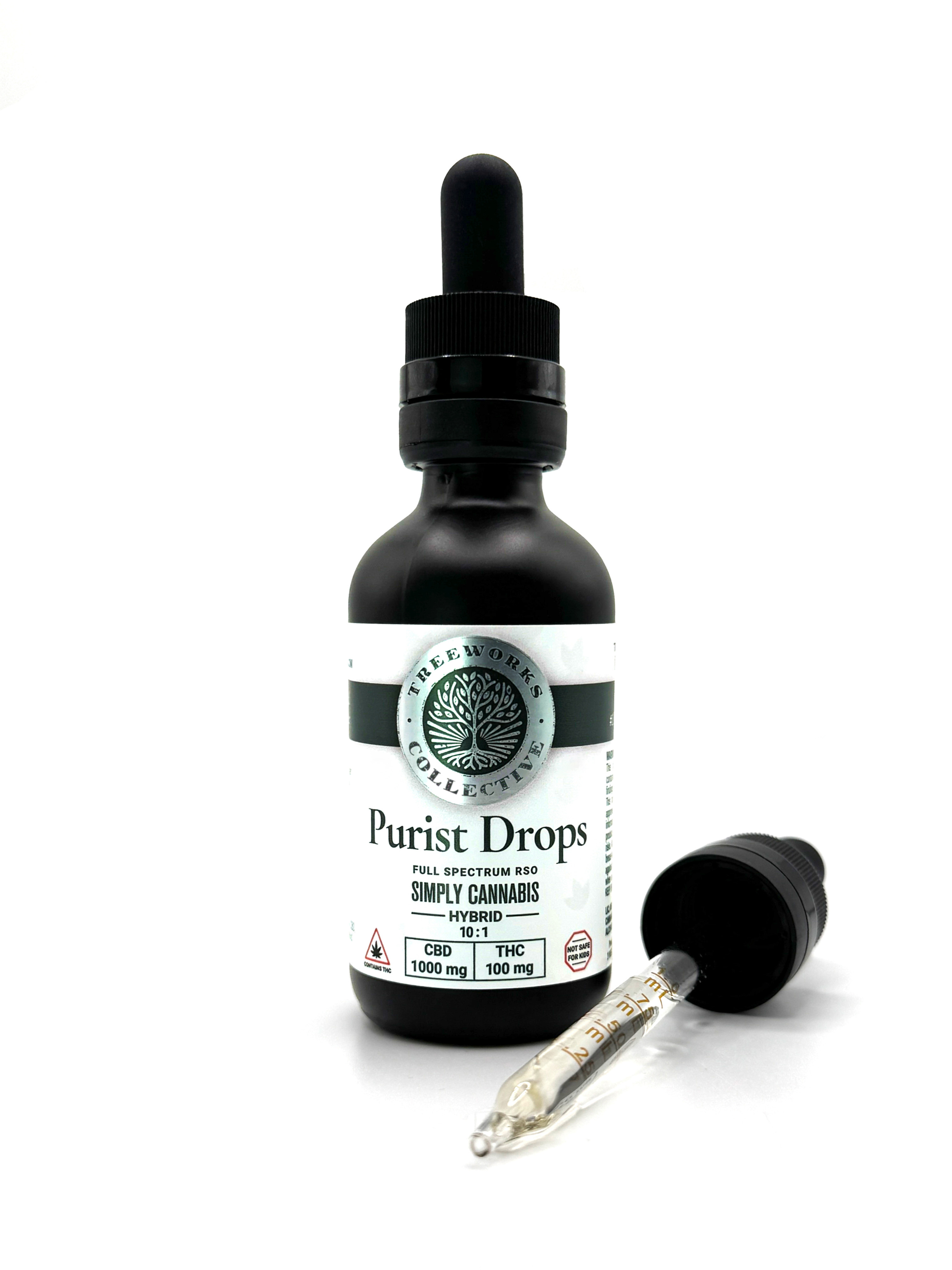 Tree Works | Purist Drops - Tincture 25ml (100mg THC | 1000mg CBD)