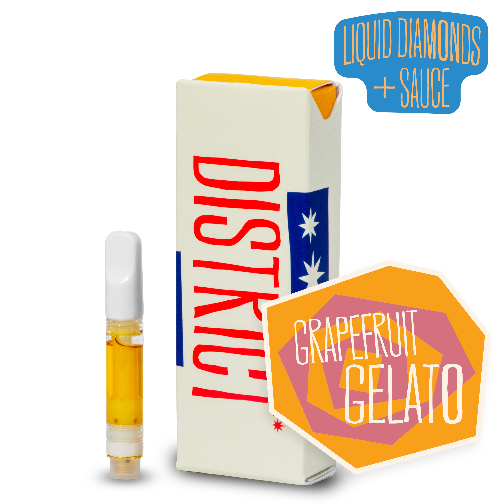 Grapefruit Gelato Liquid Diamonds & Sauce Cartridge | 0.5g