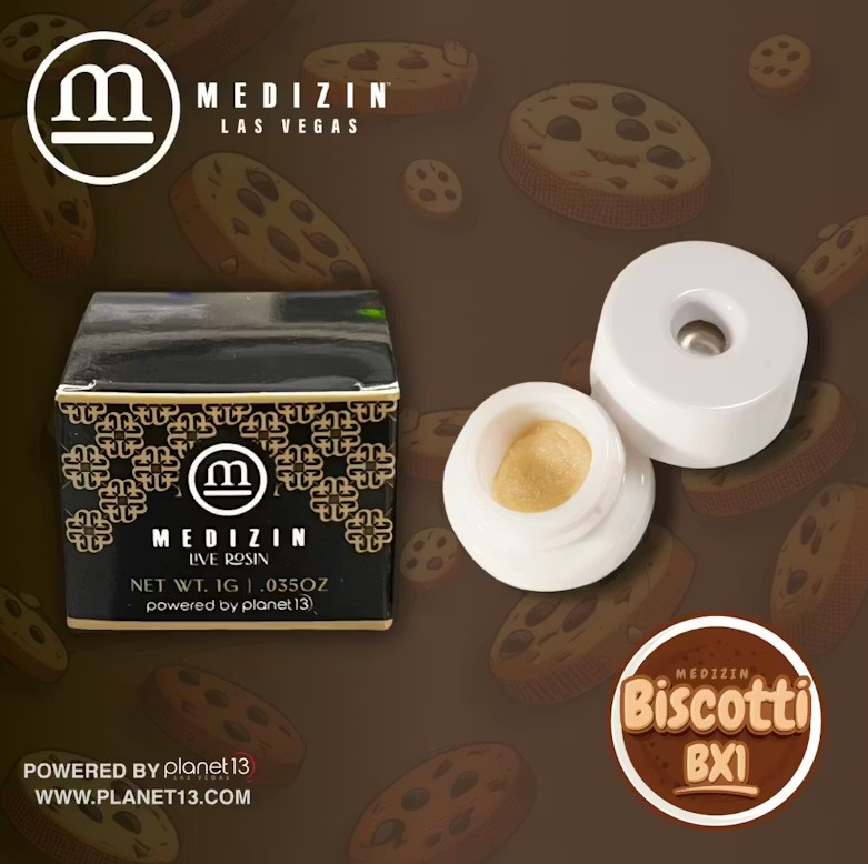 (31398) Medizin - Biscotti BX1 .5G Live Rosin