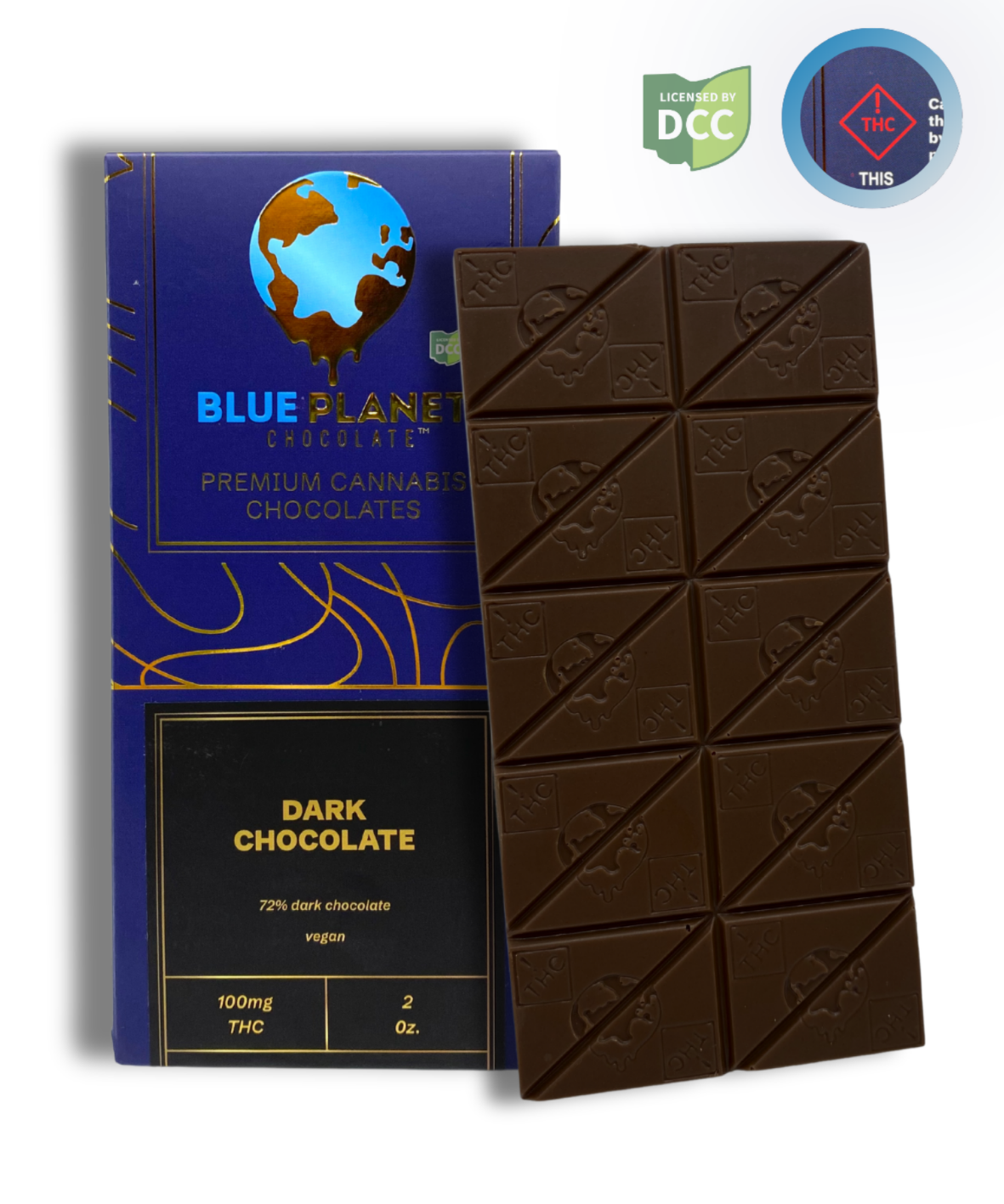 Blue Planet | Chocolates | Dark Chocolate Bar | 100mg