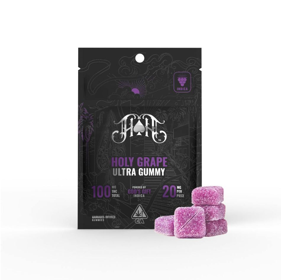 100mg THC Gummy Pack: Holy Grape [I]