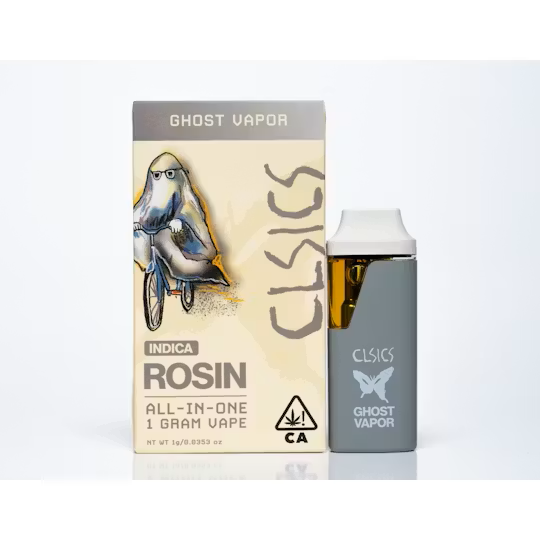 Ghost Vapor - Disposable Cart 1G Rosin Indica
