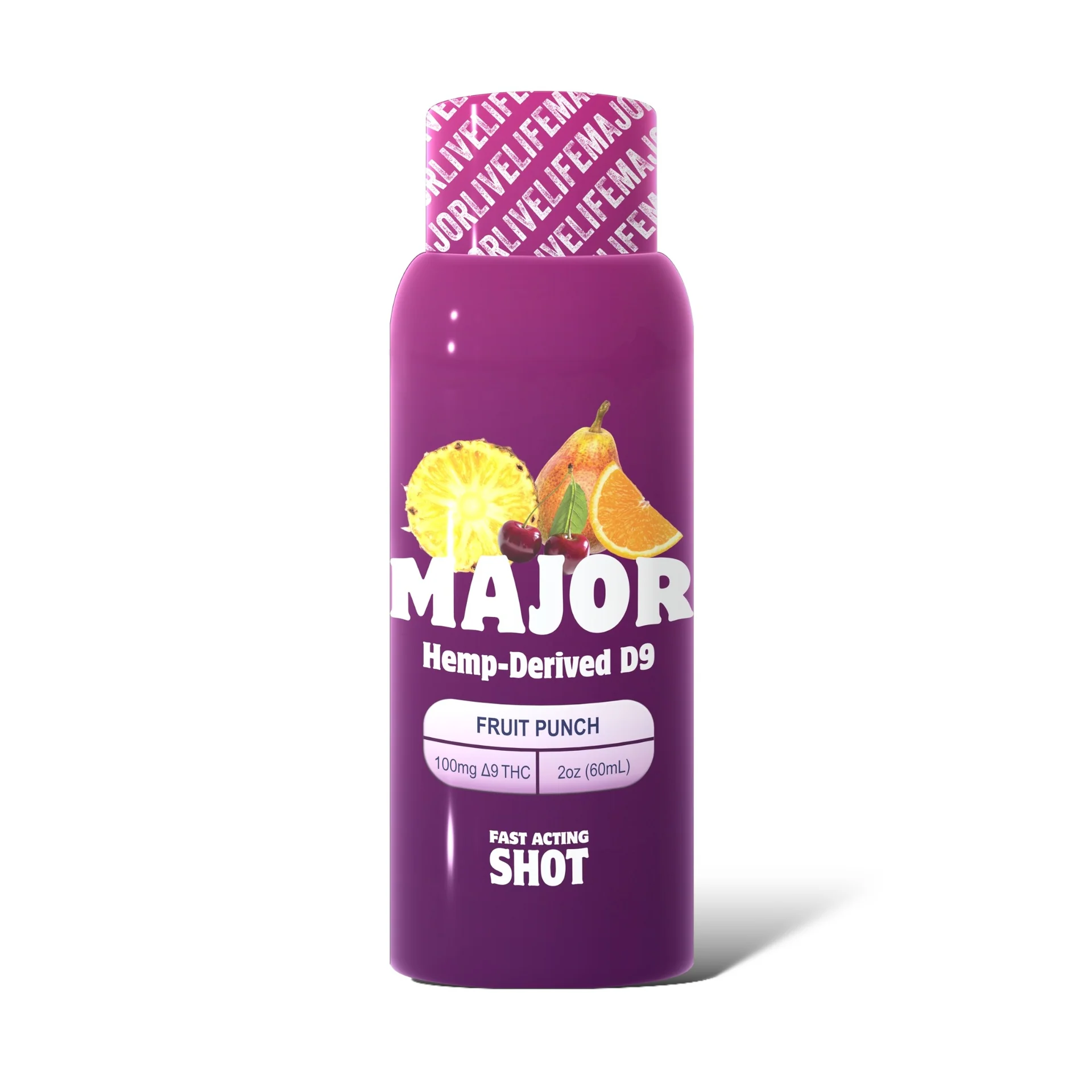 Major | Fast Acting Shot | Fruit Punch | 100mg