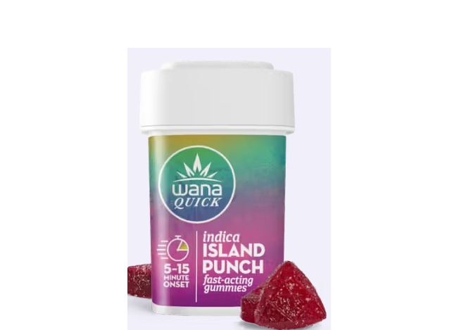 Wana Quick - Island Punch Fast Acting Gummies 10pk - 100mg