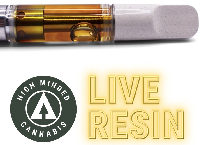 High Minded - Live Resin Cartridge 1g - Mint Chocolate Chip