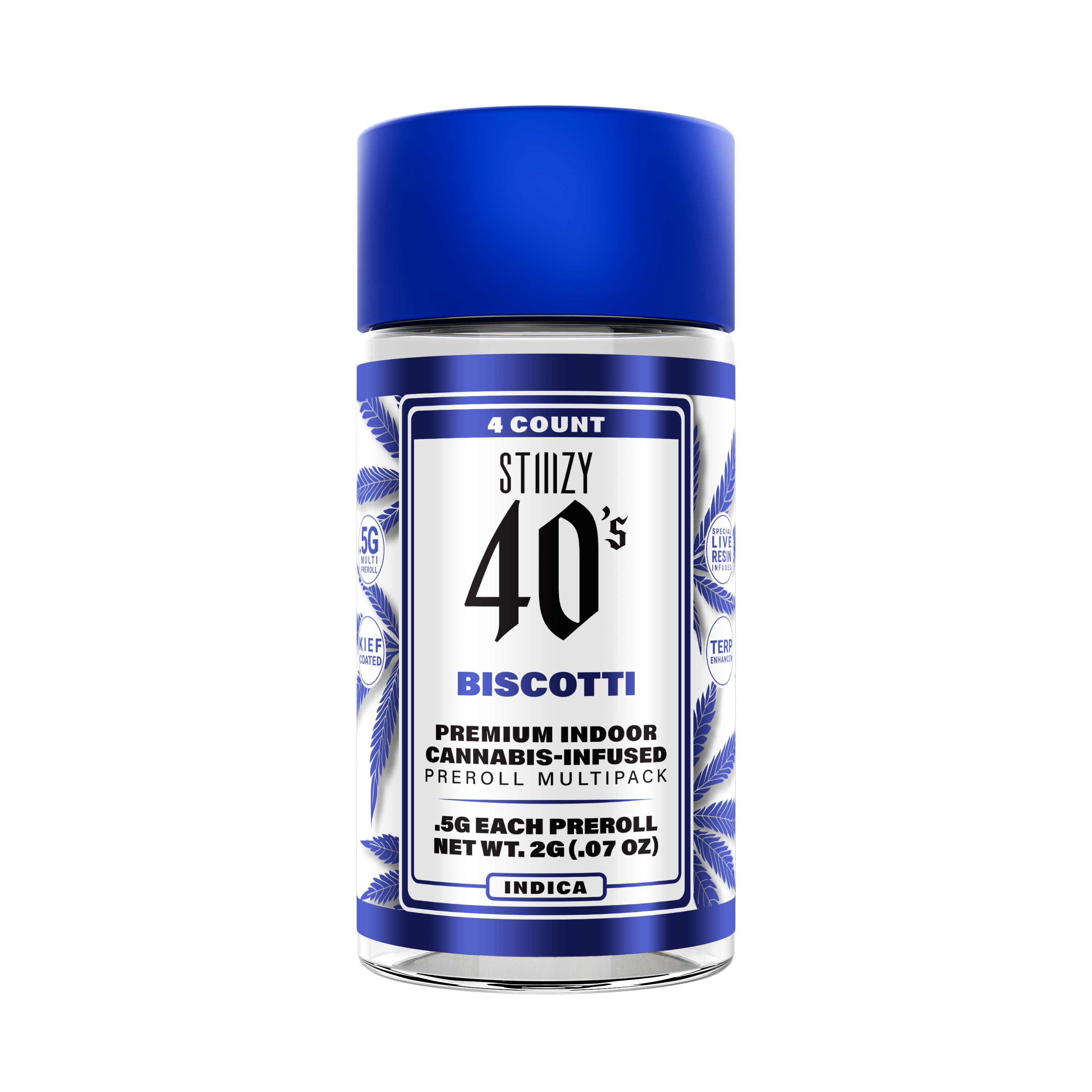 Biscotti 40’s Infused Pre-Roll 4-pack | 2g