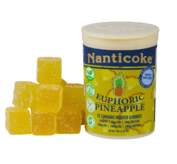 Pineapple Gummies | Euphoric | 100mg 10ct