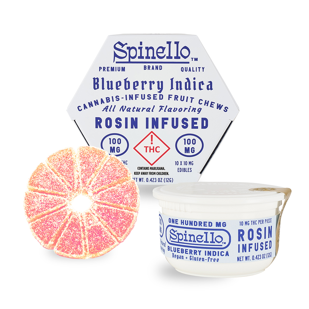 SPINELLO Gummies 100mg Live Rosin: Blueberry 1pc