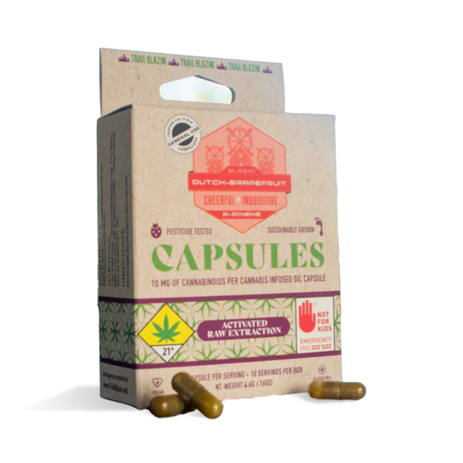 Dutch Grapefruit Capsules 10-pack