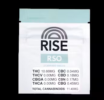 RSO Tablets Super Silver Haze (2 Count Pouch)