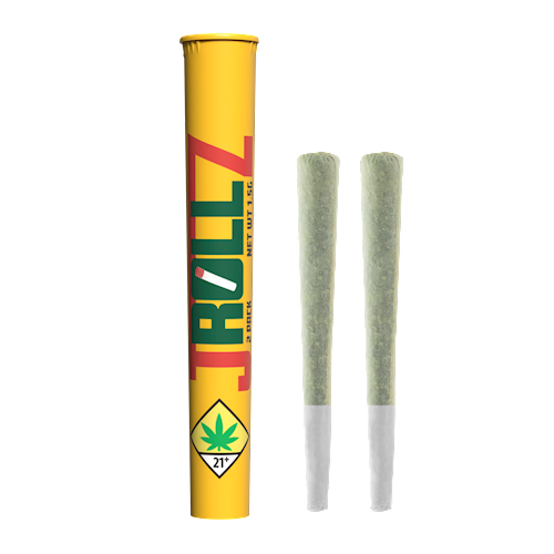 JROLLZ  Lumpy Space Princess (sativa) 2pk ( 1.5g) -Pre-Roll Pack