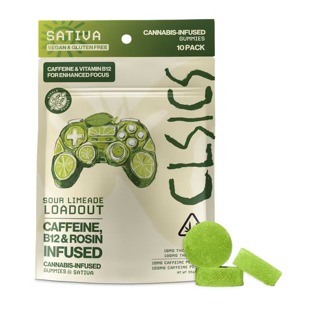 CLSICS - Caffeine Infused Sour Limeade Live Rosin Gummies 10pk Sativa 100MG