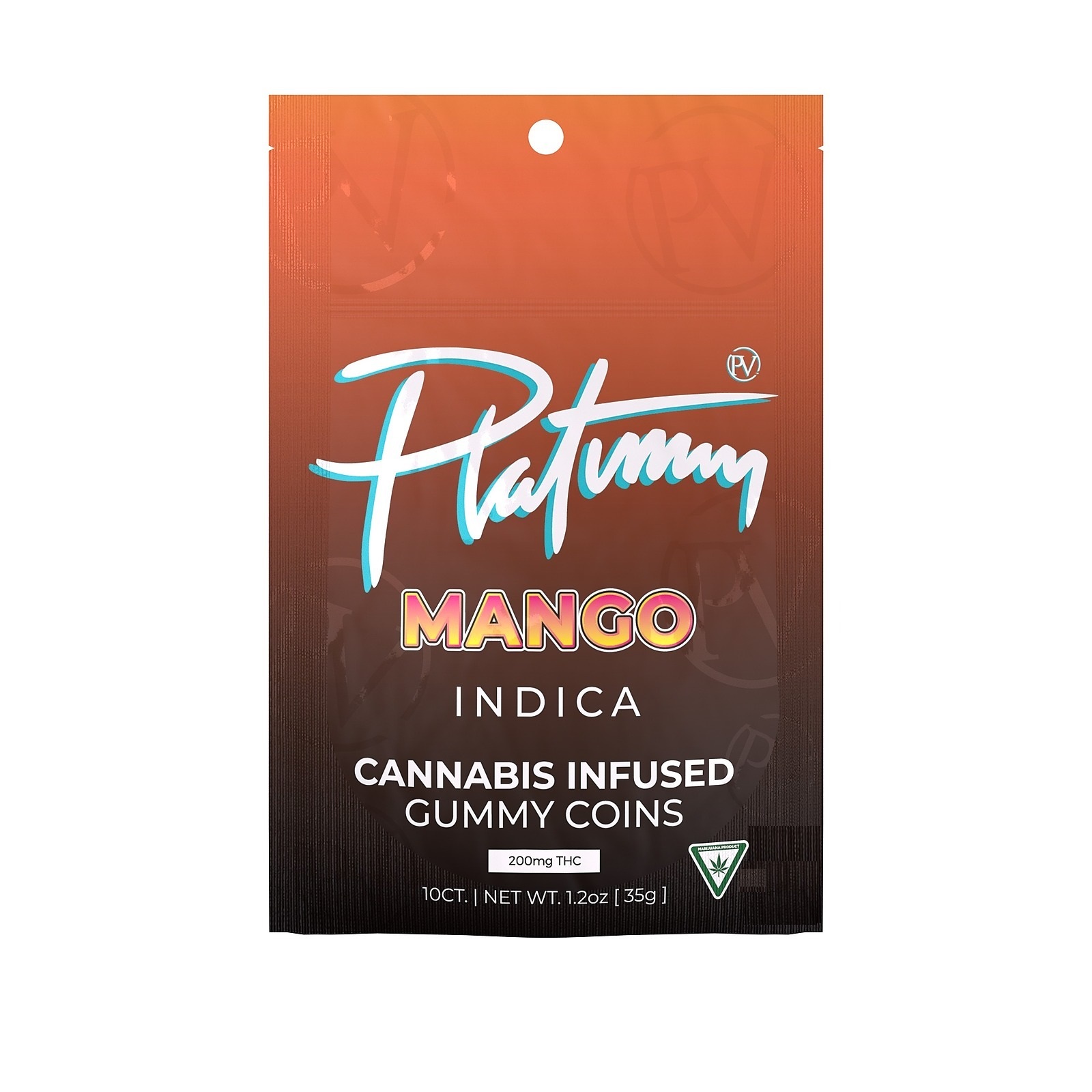 Platinum: Mango 200MG Gummies (I)