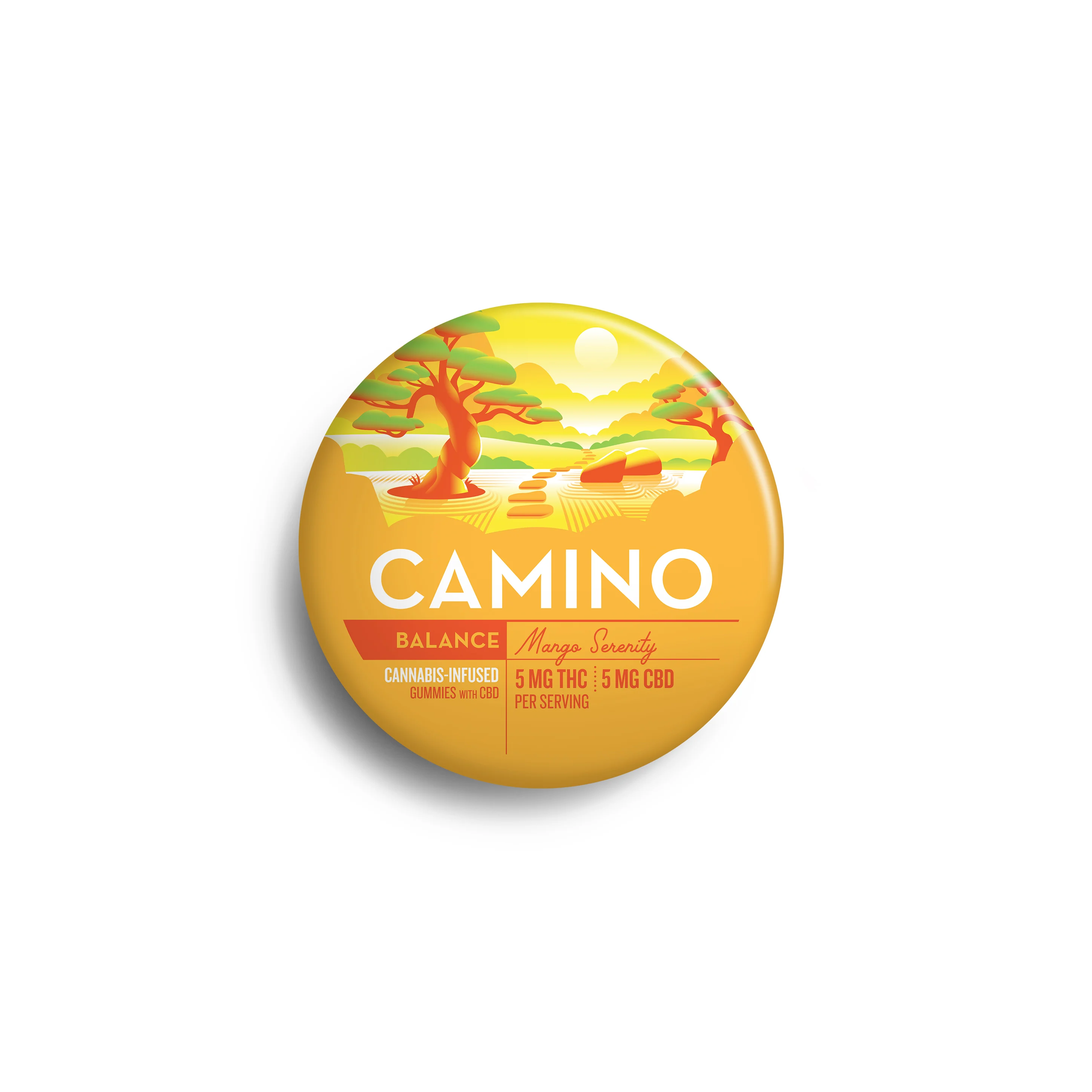 Mango "Balance" - 1:1 THC:CBD - 100mg 20pk
