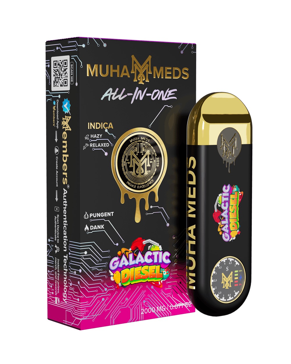 Muha Meds Disposable Vape | Galactic Diesel