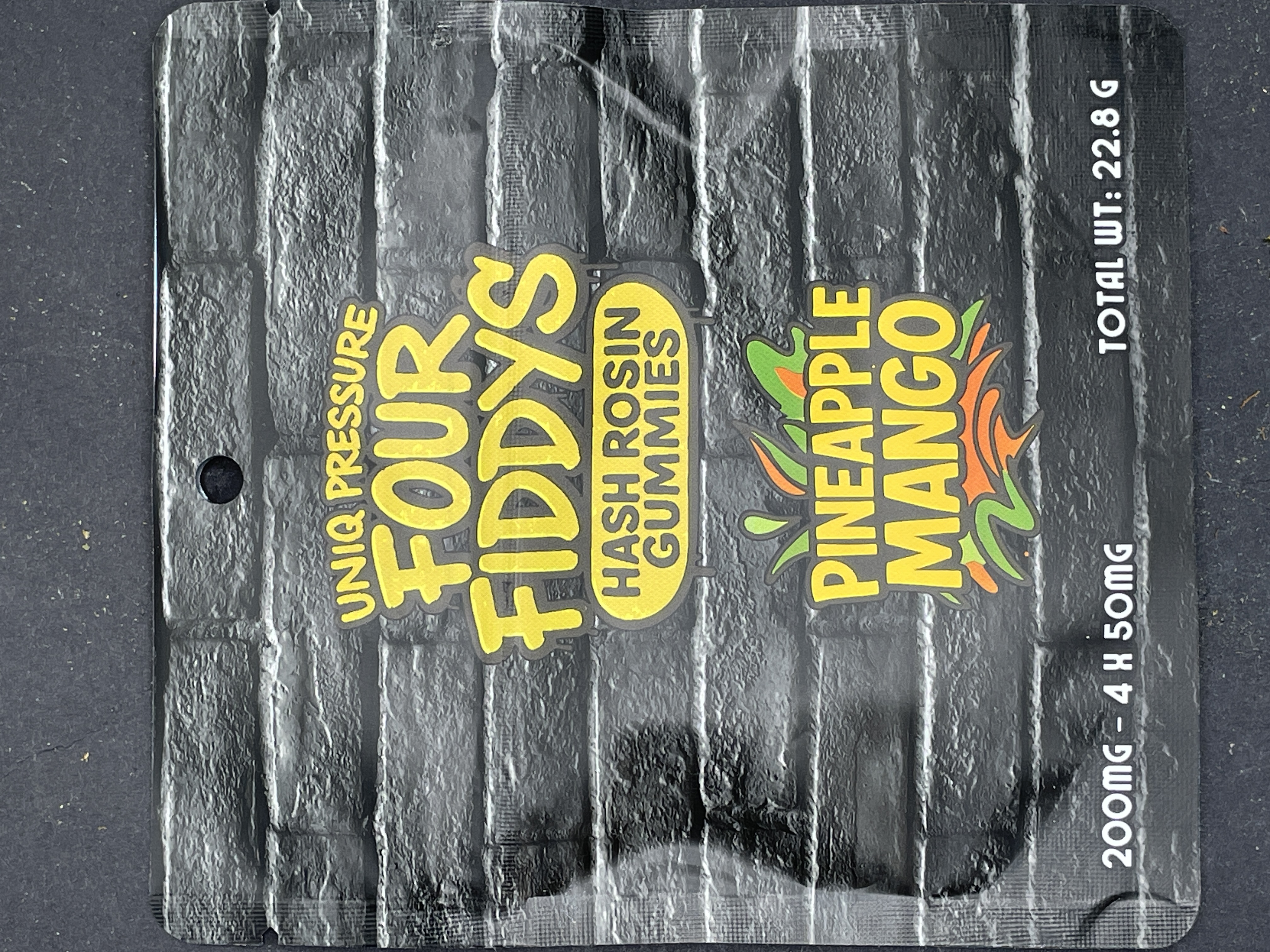 Rosin 4x 50mg Pineapple Mango Gummies |