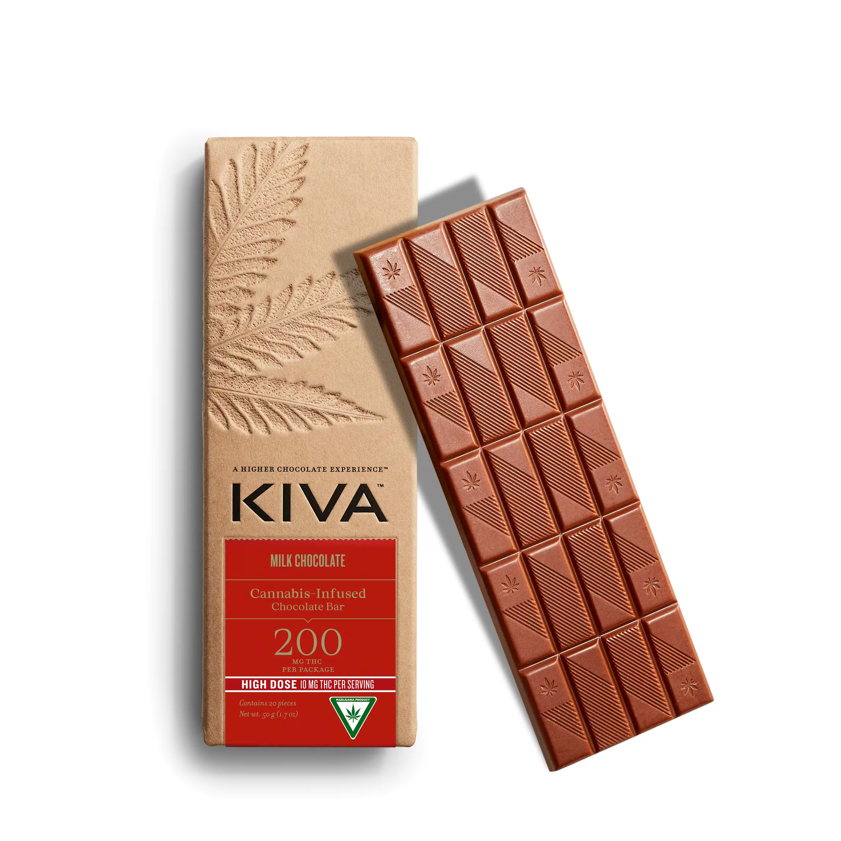 KIVA | 200mg | Milk Chocolate Bar