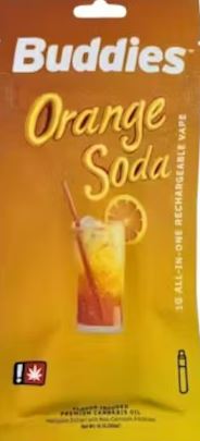 BUDDIES - VAPE DISTILLATE - 1G - ORANGE SODA