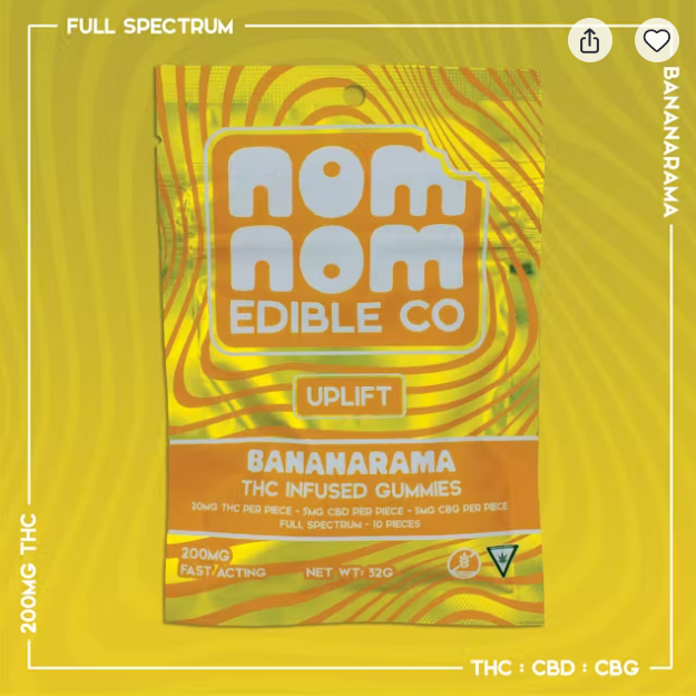 Bananarama | Infused Edible | 200mg | Sativa