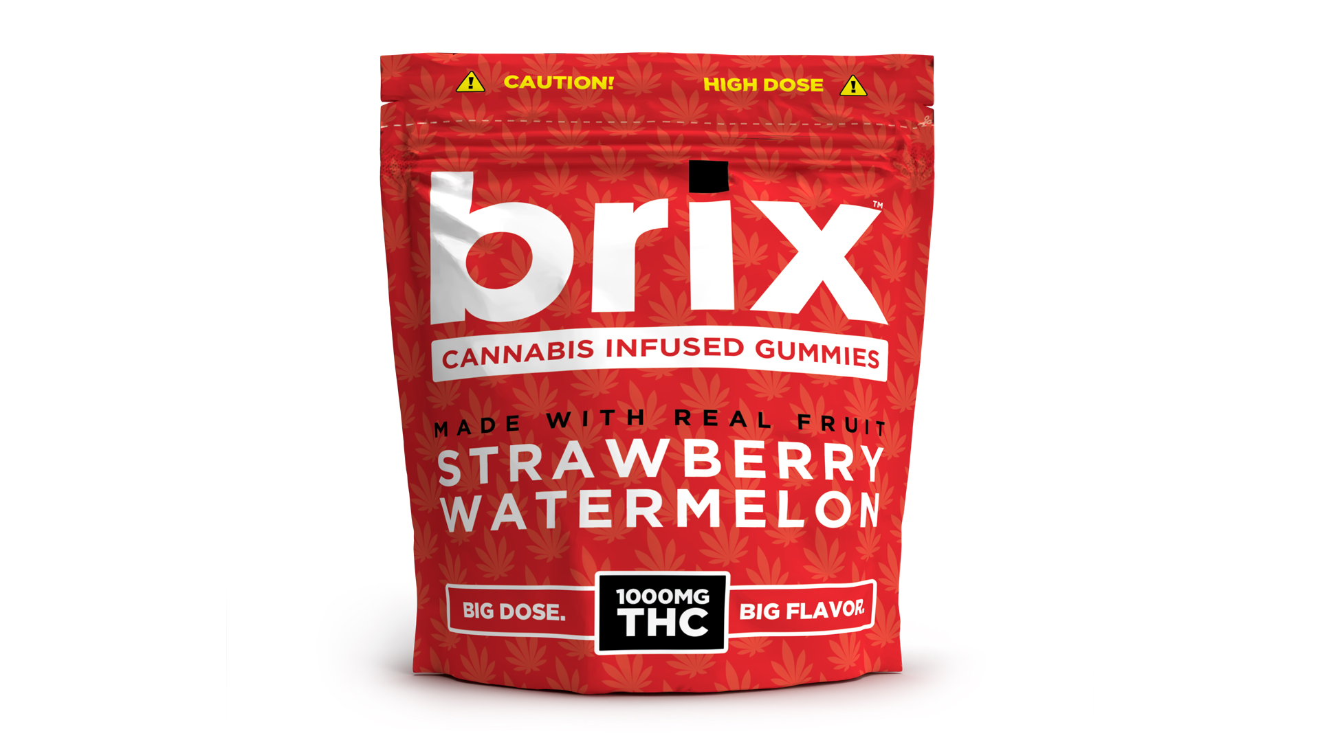 brix™ 1000mg THC Strawberry Watermelon Gummie