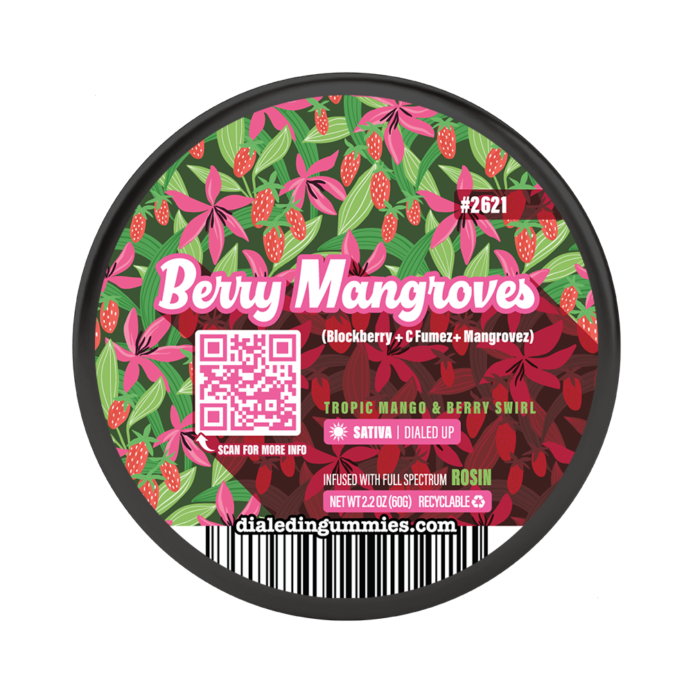 100mg - Berry Mangrove - Rosin Gummies (10pk)