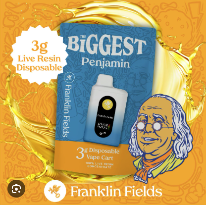 FRANKLIN FIELDS PENJAMIN | 3G LIVE RESIN DISPOSABLE | RUNTZ BREATH