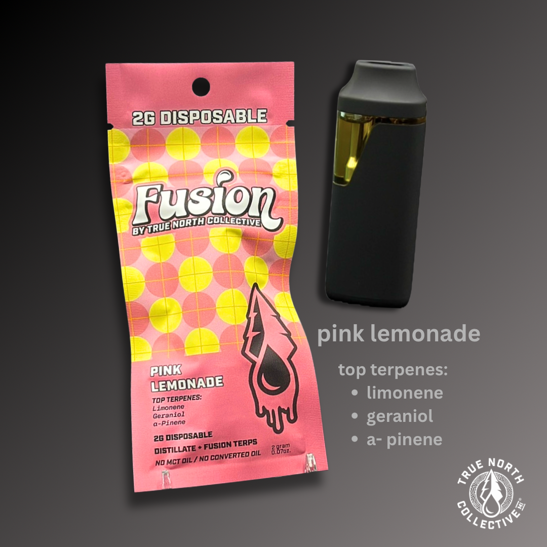 TRUE NORTH | PINK LEMONADE | HYBRID | DISPOABLE VAPE | 2G | REC