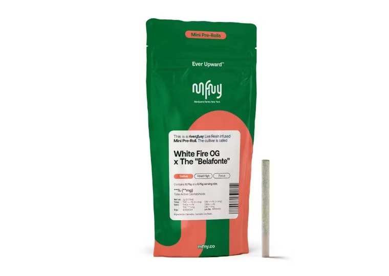 MFNY | White Fire OG x The Belafonte | Live Resin Infused Pre-Roll
