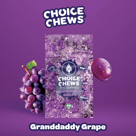CHOICE | GUMMIES 200MG | GRANDDADDY GRAPE