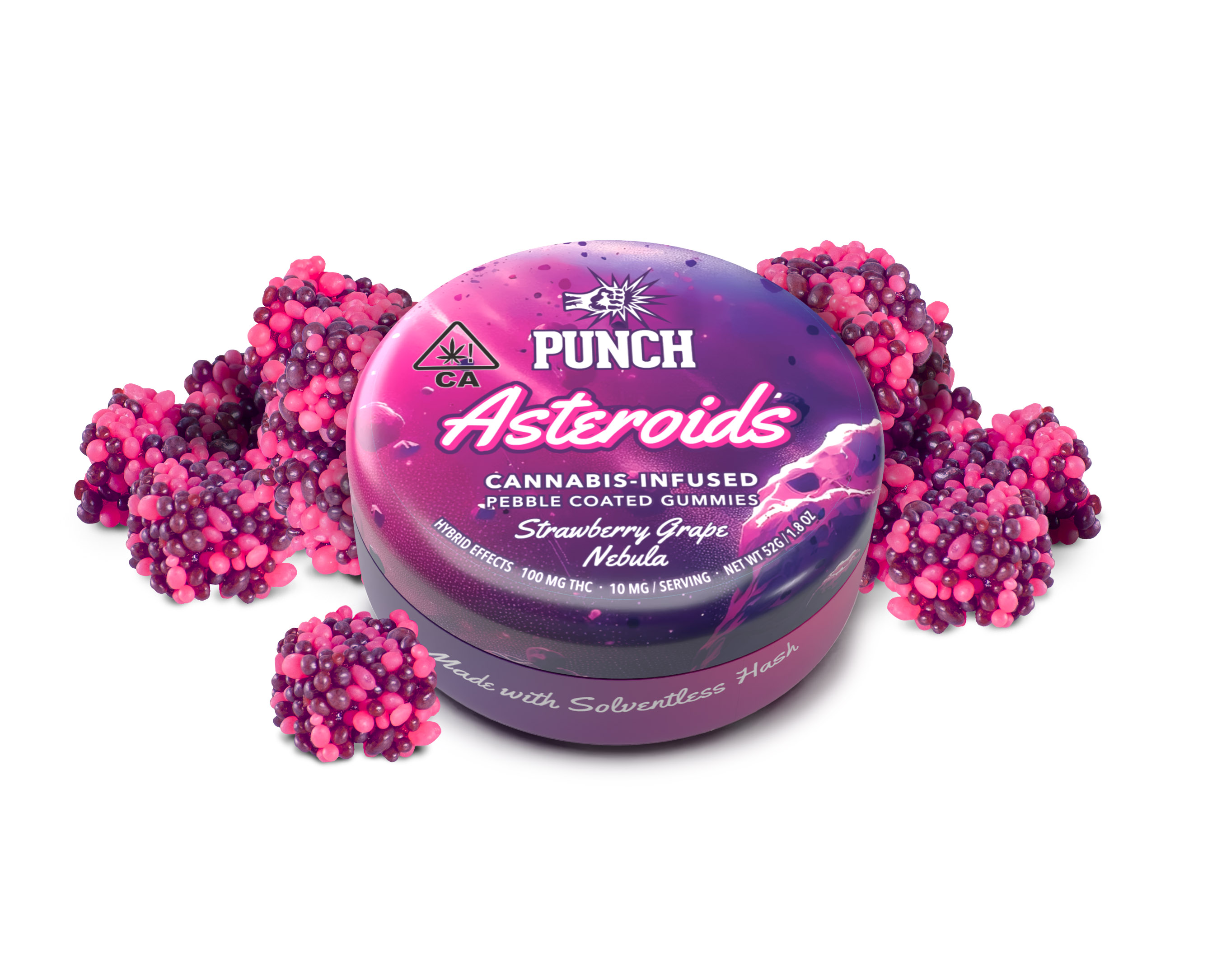 PUNCH EDIBLES & EXTRACTS: Strawberry Grape Nebula Asteroids