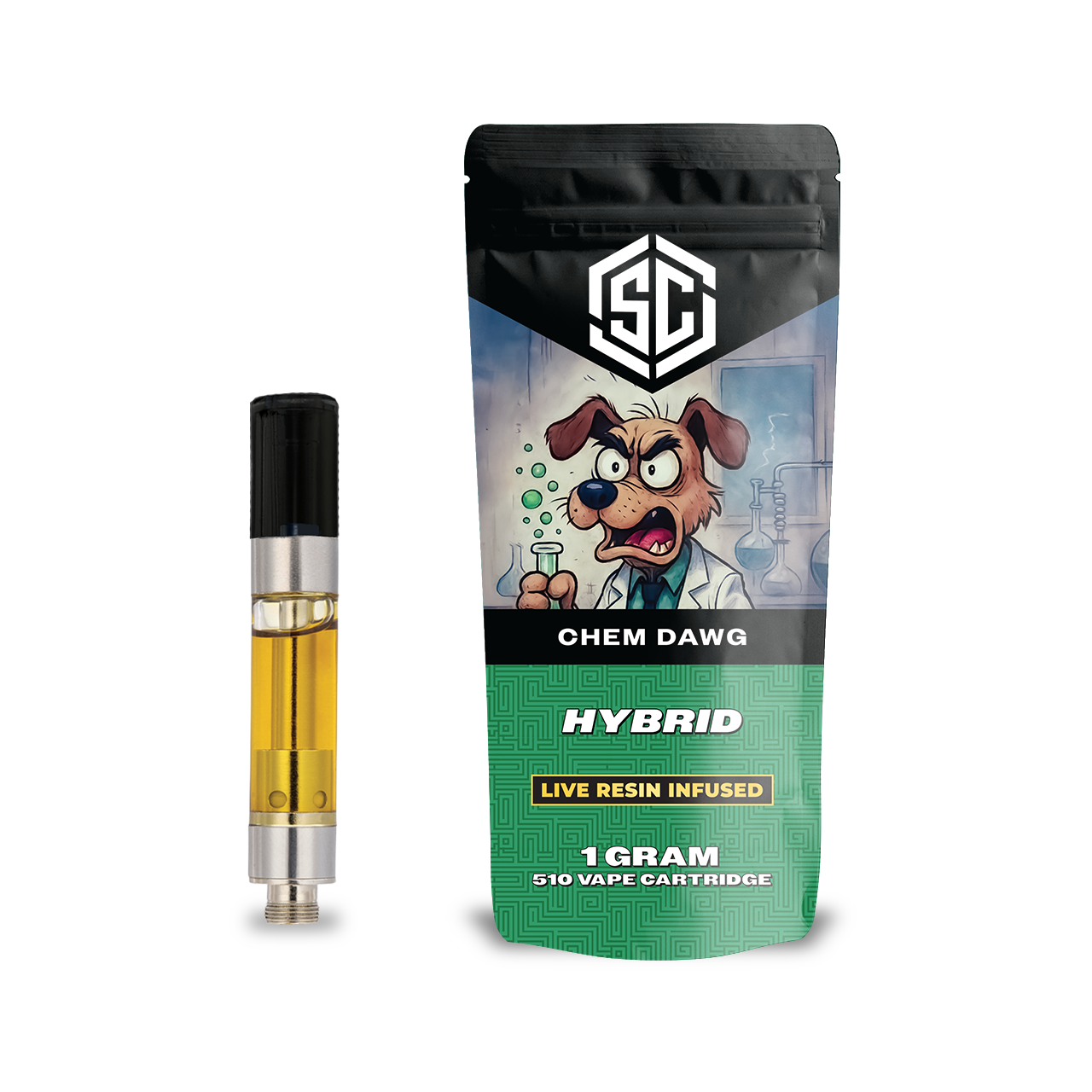 Society C Live Resin Vape Cartridge - Chem Dawg