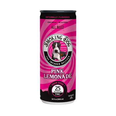 THC Seltzer - 12 fl oz - 25 MG - Pink Lemonade