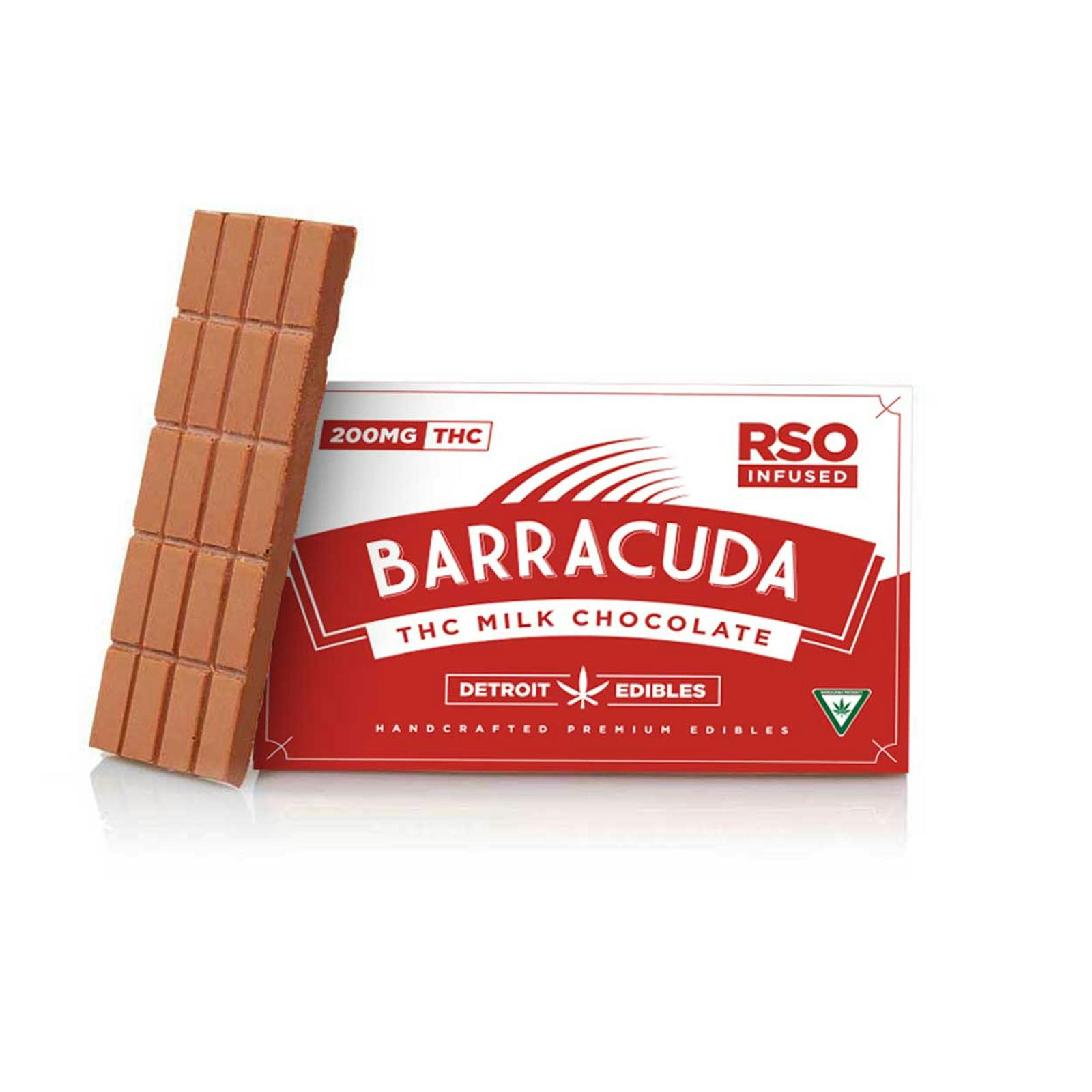 Barracuda Bar - Chocolate Bar - 200mg RSO - Milk Chocolate