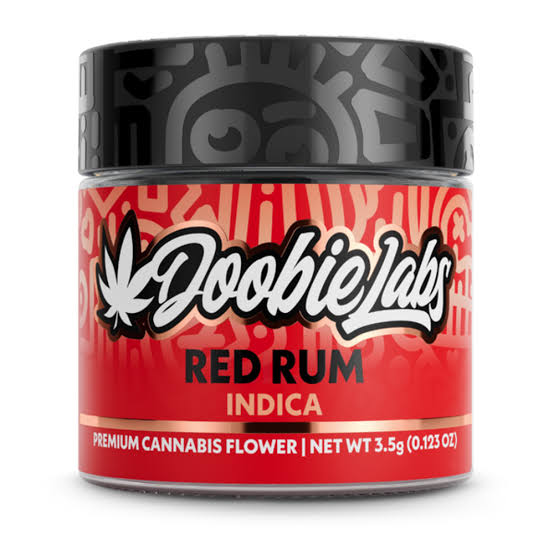 Doobie Labs | Flower | Jar | Red Rum | 3.5g | Indica | THC 26.41%