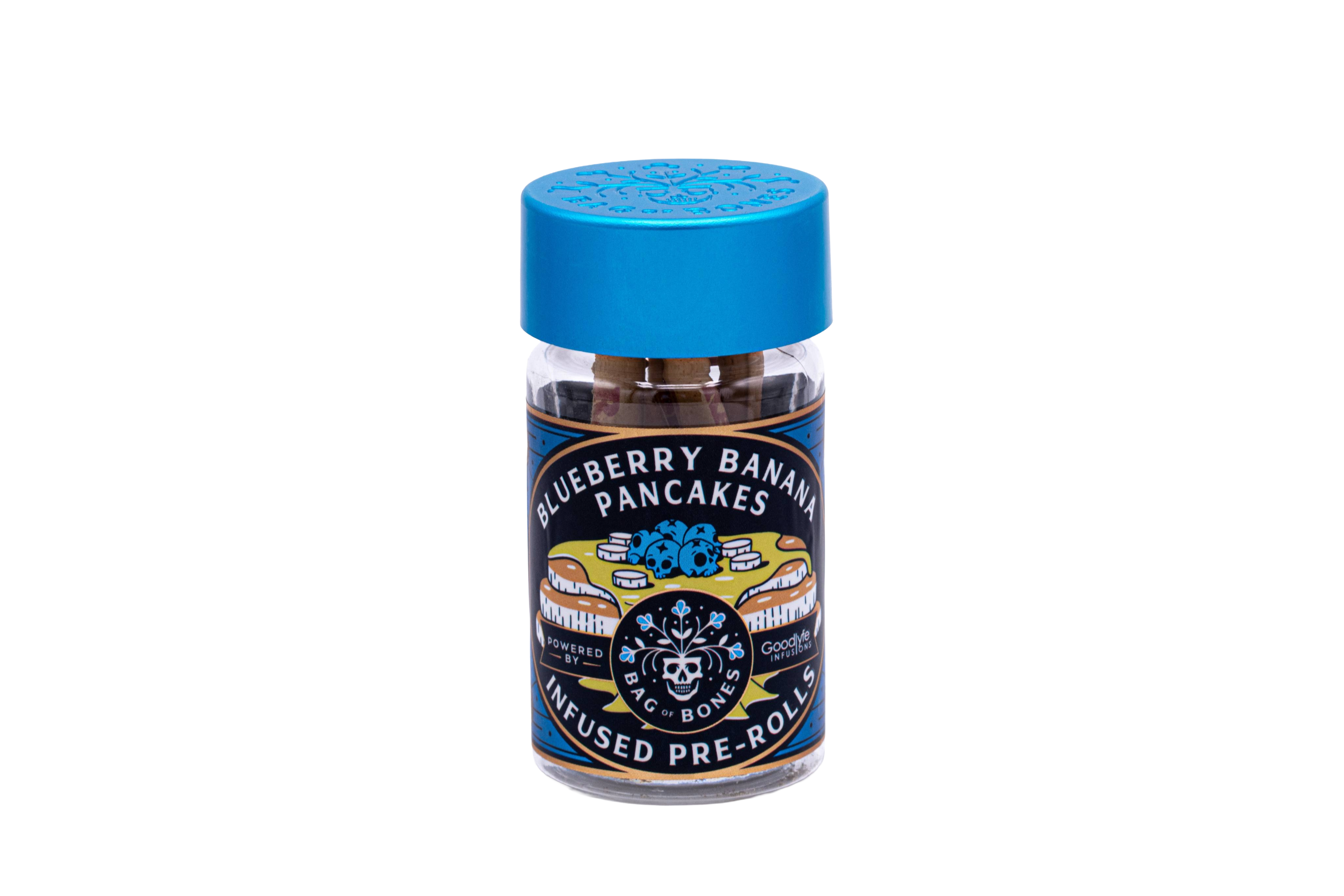 Goodlyfe - 5 Pack Infused Prerolls - Blueberry Banana Pancake